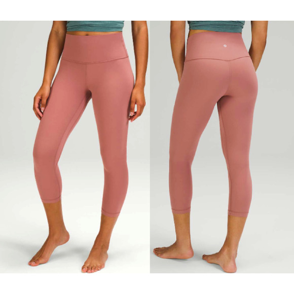 Lululemon Women's Align High-Rise Crop 21" Spiced Chai Size 14 NWT - Picture 1 of 7